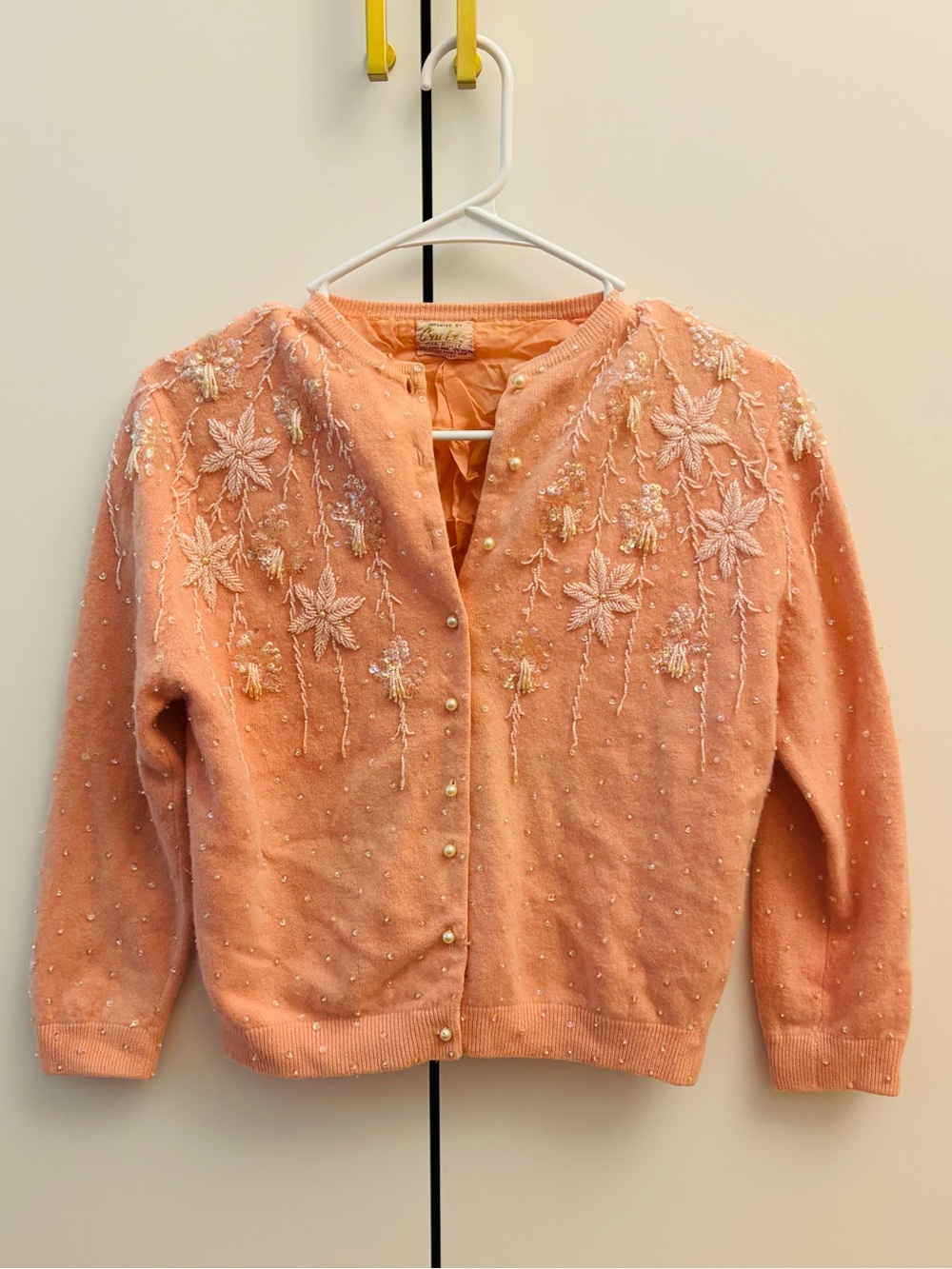 Vintage 1950s Beaded Cardigan
